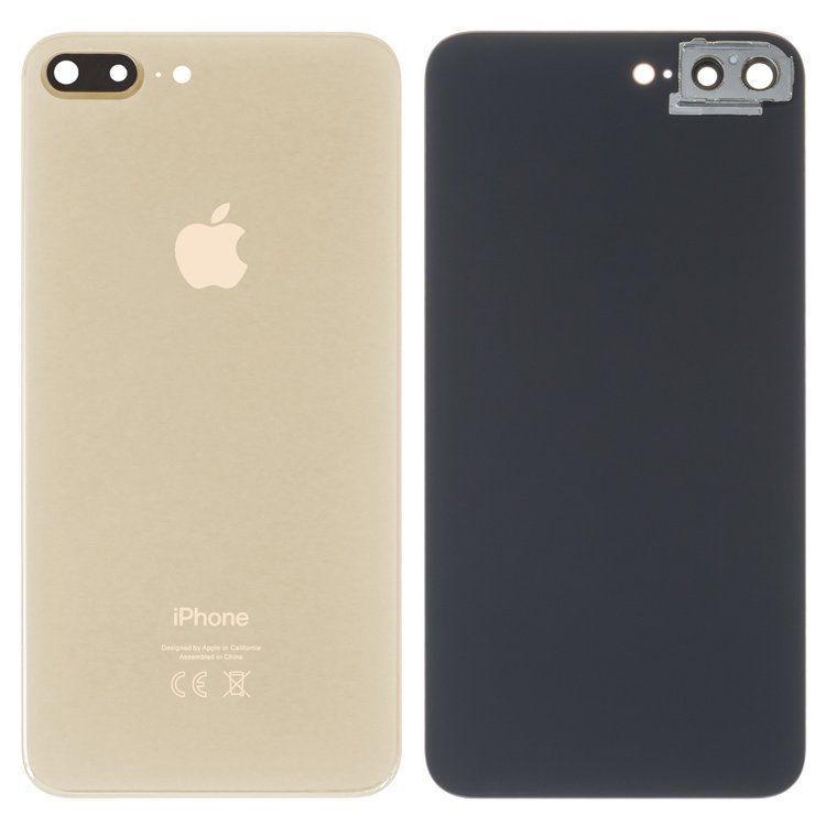 Задняя крышка для Apple iPhone 8 Plus золотистая, в комплекте стекло камеры, Оригинал Китай 21185 фото