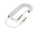 AUX кабель SP-206 (3.5 - 3.5 mm) 1,5m белый 20795 фото 1