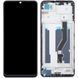 Дисплей для ZTE V40 Vita чорний з рамкою 29729 фото