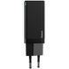 Сетевое зарядное устройство Baseus GaN Mini Quick Charger 45W USB+Type-C 5A +Type-C Cable (CCGAN-Q01) Black 21144 фото 5