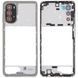 Рамка корпусу Motorola XT2221 Moto G52 біла зі склом камери 33577 фото