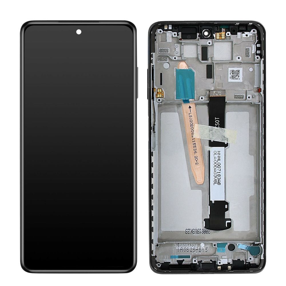 Дисплей для Xiaomi Poco X3, Poco X3 NFC, Poco X3 Pro с рамкой черный Оригинал Китай 29385 фото