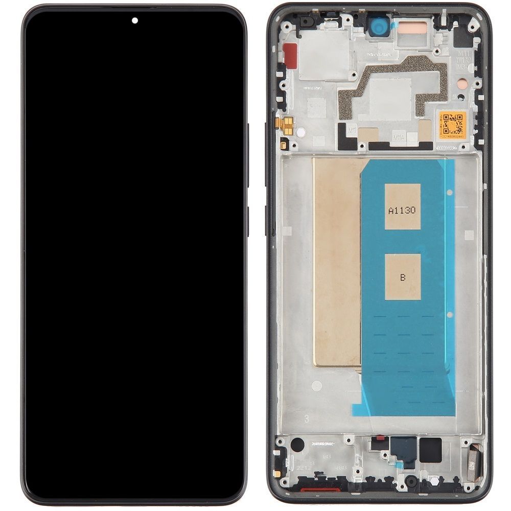 Дисплей для Xiaomi Redmi K60, K60 Pro, Poco F5 Pro 23013PC75G с рамкой черный OLED Хайкопия 33478 фото