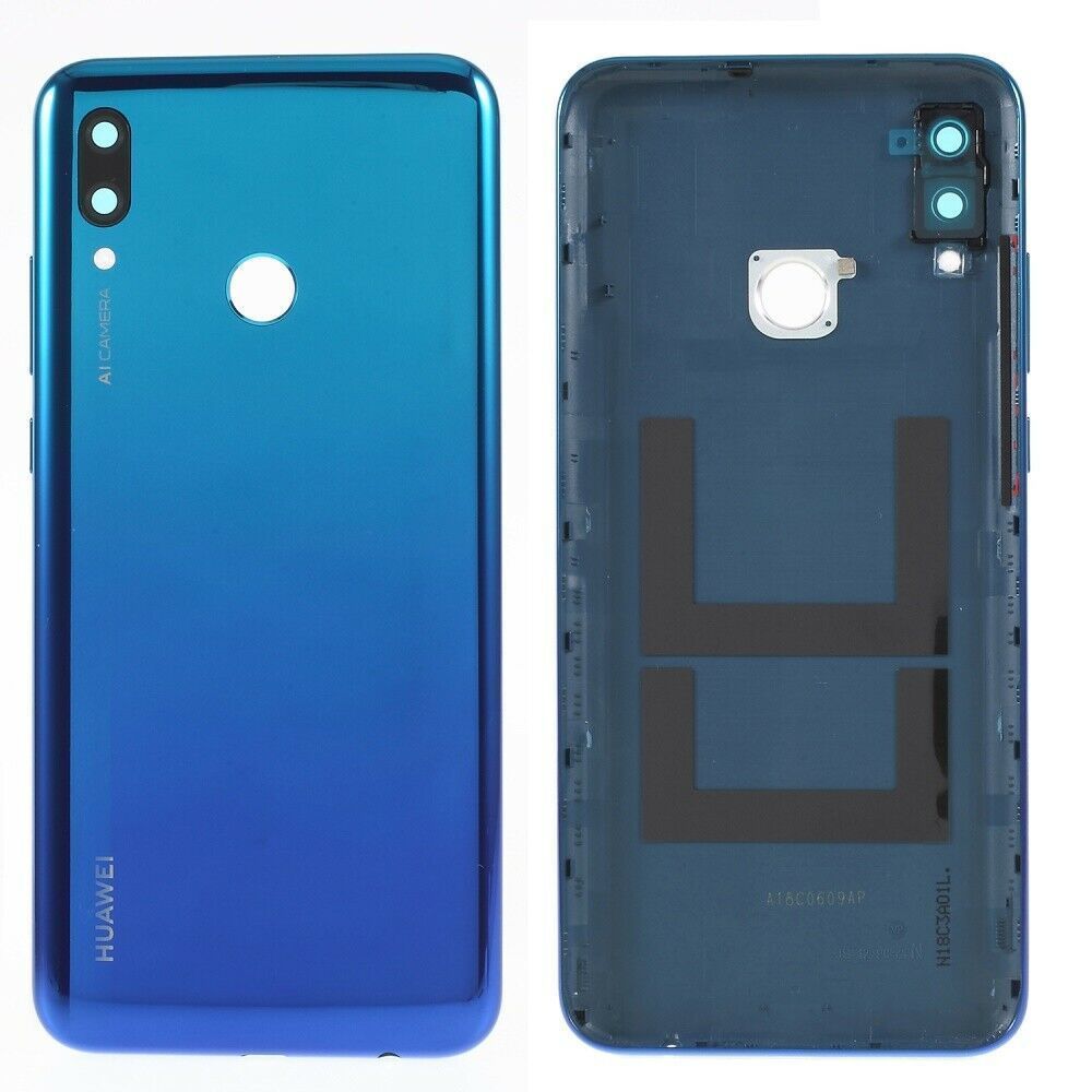 Задняя крышка для Huawei P Smart 2019 (POT-L21, POT-LX1) синяя, Aurora Blue, Оригинал Китай 13108 фото