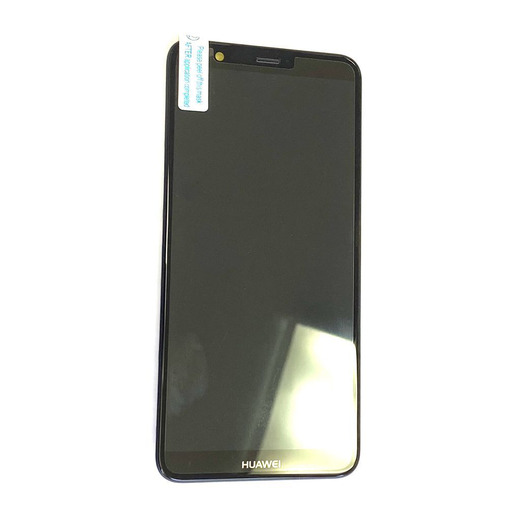 Дисплей для Huawei P Smart FIG-LX1, FIG-LX2, FIG-LX3, FIG-LA1, Enjoy 7S з рамкою чорний, з аккумулятором Оригінал (02351SVJ) 21960 фото