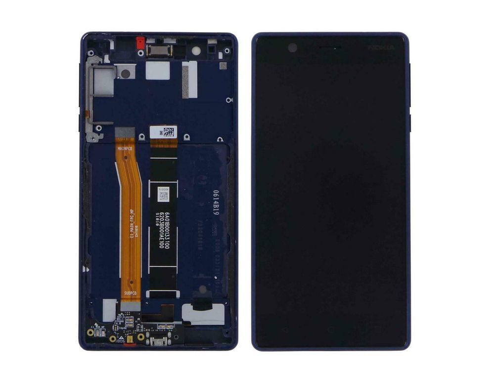 Дисплей для Nokia 3 TA-1020, Dual Sim TA-1032 с рамкой синий Оригинал Китай 16126 фото