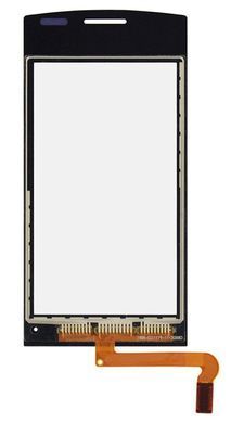 Сенсор (тачскрин) Nokia 500 черный 01528 фото