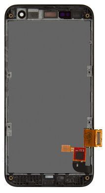 Дисплей для Xiaomi Mi2, Mi2S з рамкою чорний 03269 фото
