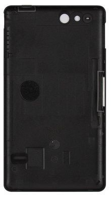 Задня кришка для Sony ST27i Xperia Go чорна 05750 фото