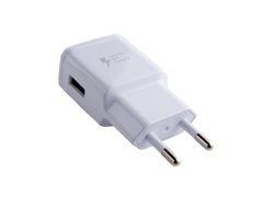 Сетевое зарядное устройство Kvazar Fast Charging KZ-ZF2A 1USB (5V-2.0 mAh/9V-1.67mAh) белое 13152 фото