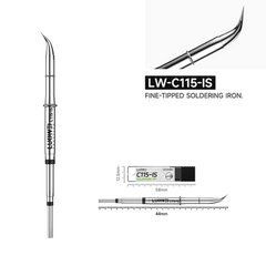 Жало паяльника LUOWEI C115-IS (изогнутое, встроенный нагреватель) 33883 фото