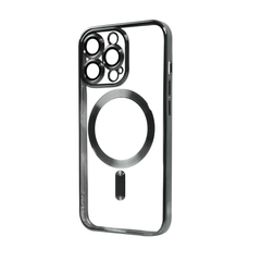 Чехол MagSafe со стеклом на камеру для Apple iPhone 14 Pro Max черный 26961 фото