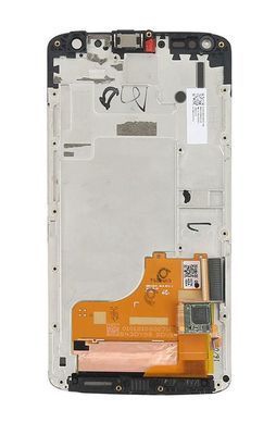 Дисплей для Motorola XT1580 Moto X Force, XT1581, XT1585 з рамкою чорний 07970 фото