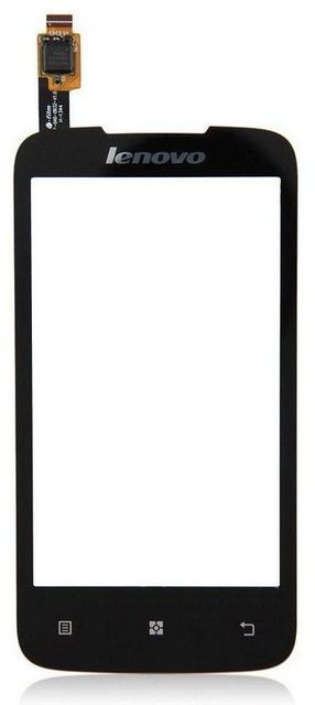 Сенсор (тачскрин) Lenovo A376 черный 00678 фото