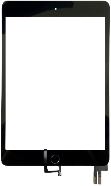 Сенсор (тачскрин) Apple iPad Mini 5, A2124, A2126, A2133 черный, полный комплект, копия высокого качества 25036 фото