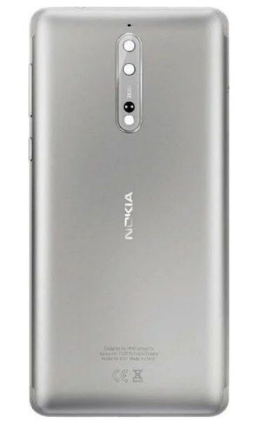 Задняя кришка для Nokia 8 Dual Sim TA-1004 серая, Steel, Оригинал Китай 19177 фото