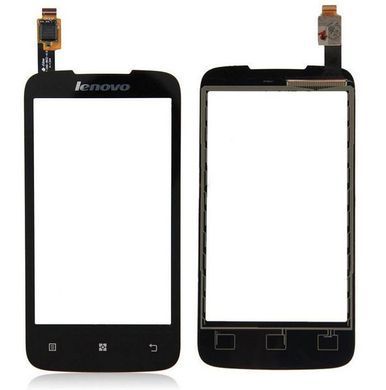 Сенсор (тачскрин) Lenovo A376 черный 00678 фото