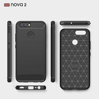 Чехол силиконовый Brush для Huawei Nova 2 черный 12263 фото