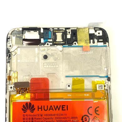 Дисплей для Huawei P Smart FIG-LX1, FIG-LX2, FIG-LX3, FIG-LA1, Enjoy 7S з рамкою чорний, з аккумулятором Оригінал (02351SVJ) 21960 фото
