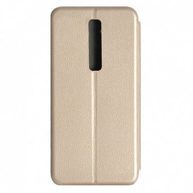 Чехол-книжка Premium Case под кожу Xiaomi Redmi 8 золотой 18100 фото
