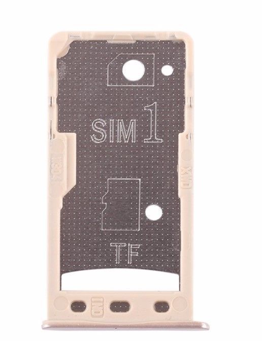Держатель SIM-карты и карты памяти Xiaomi Redmi 5a золотой Оригинал 10866 фото