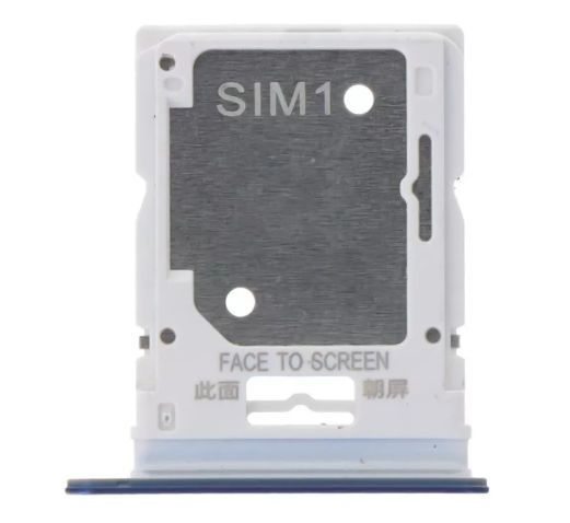 Держатель Sim-карты и карты памяти Xiaomi Redmi Note 11 Pro синий 28882 фото