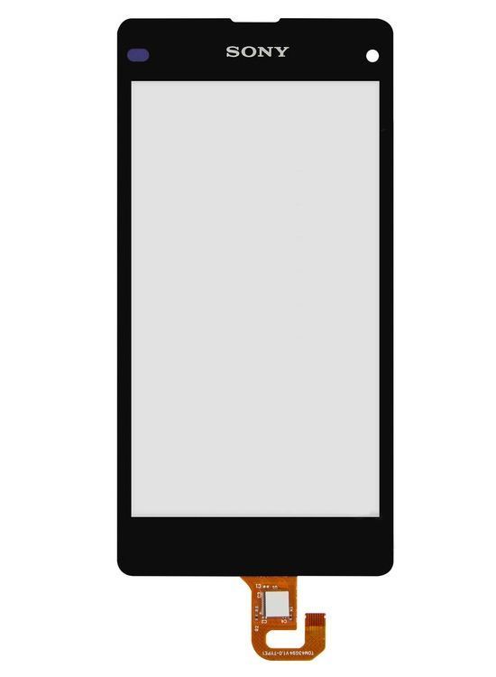 Сенсор (тачскрин) Sony D5503 Xperia Z1 Compact черный 00528 фото