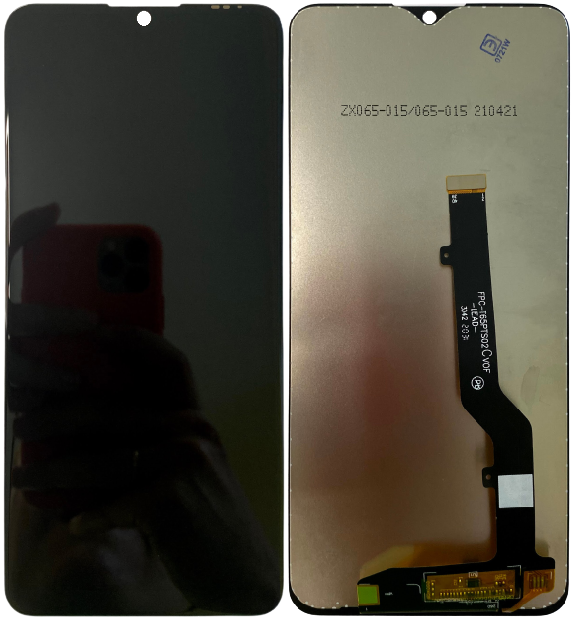 Дисплей для ZTE Blade A7S 2020 A7020 FPC-T65PTS02CVOF черный 25357 фото