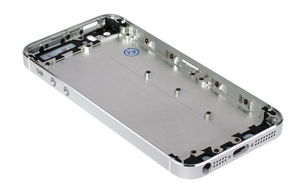 Корпус Apple iPhone 5S серебристый (белый) 03209 фото