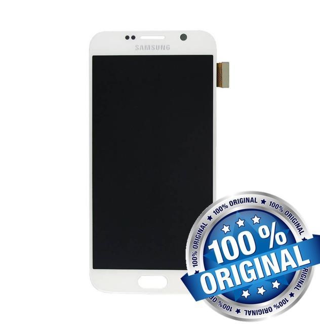 Дисплей для Samsung N920 Galaxy Note 5 белый (GH97-17755C) Оригинал 07325 фото