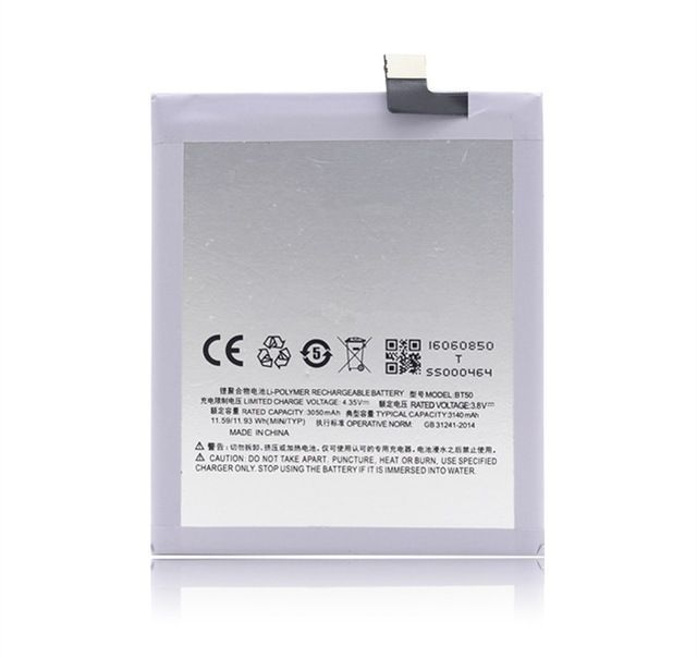Аккумулятор Meizu BT50 для Meizu M1 Metal 3050 mAh 10726 фото