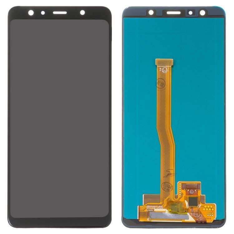 Дисплей для Samsung A750 Galaxy A7 2018 черный AmOLED, Хайкопия 17038 фото