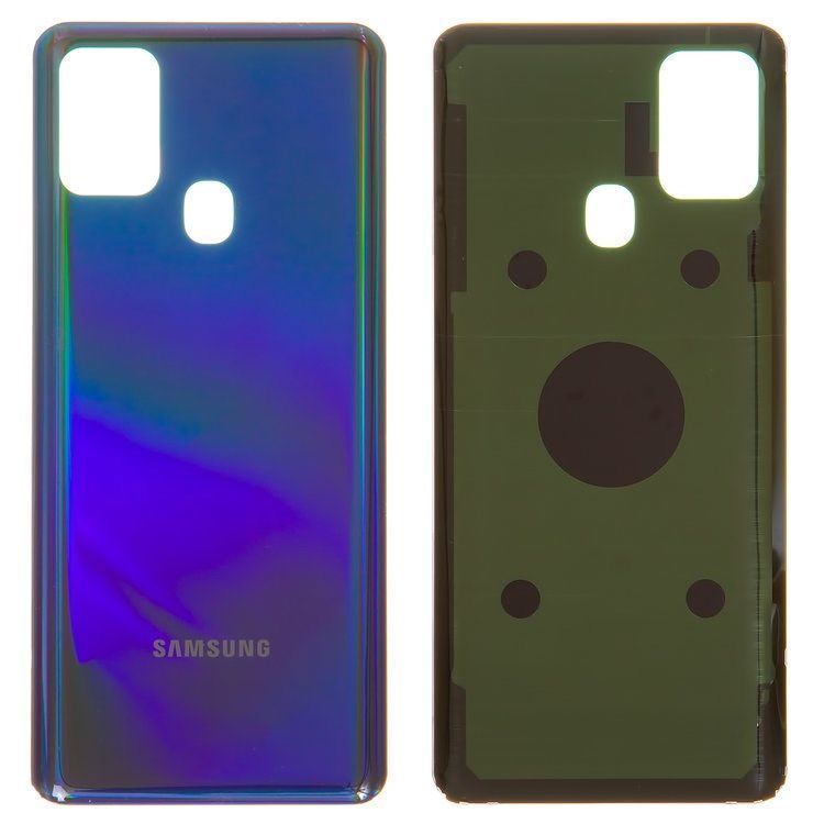 Задняя крышка для Samsung A217F Galaxy A21s черная 18857 фото