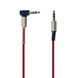 AUX кабель SP-206 (3.5 - 3.5 mm) 1,5m красный 20796 фото 2