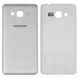 Задняя крышка для Samsung G532 Galaxy J2 Prime серебристая 10121 фото