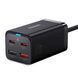 Мережевий зарядний пристрій Baseus GaN3 Pro 65W (2 Type-C + 2 USB) (CCGP040101) чорний 26763 фото 1