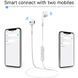 Bluetooth наушники LANGSDOM BL6 белые 13615 фото 3