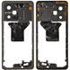 Рамка корпусу для Xiaomi Poco X5 Pro 22101320G, 22101320I чорна, Astral Black 32427 фото
