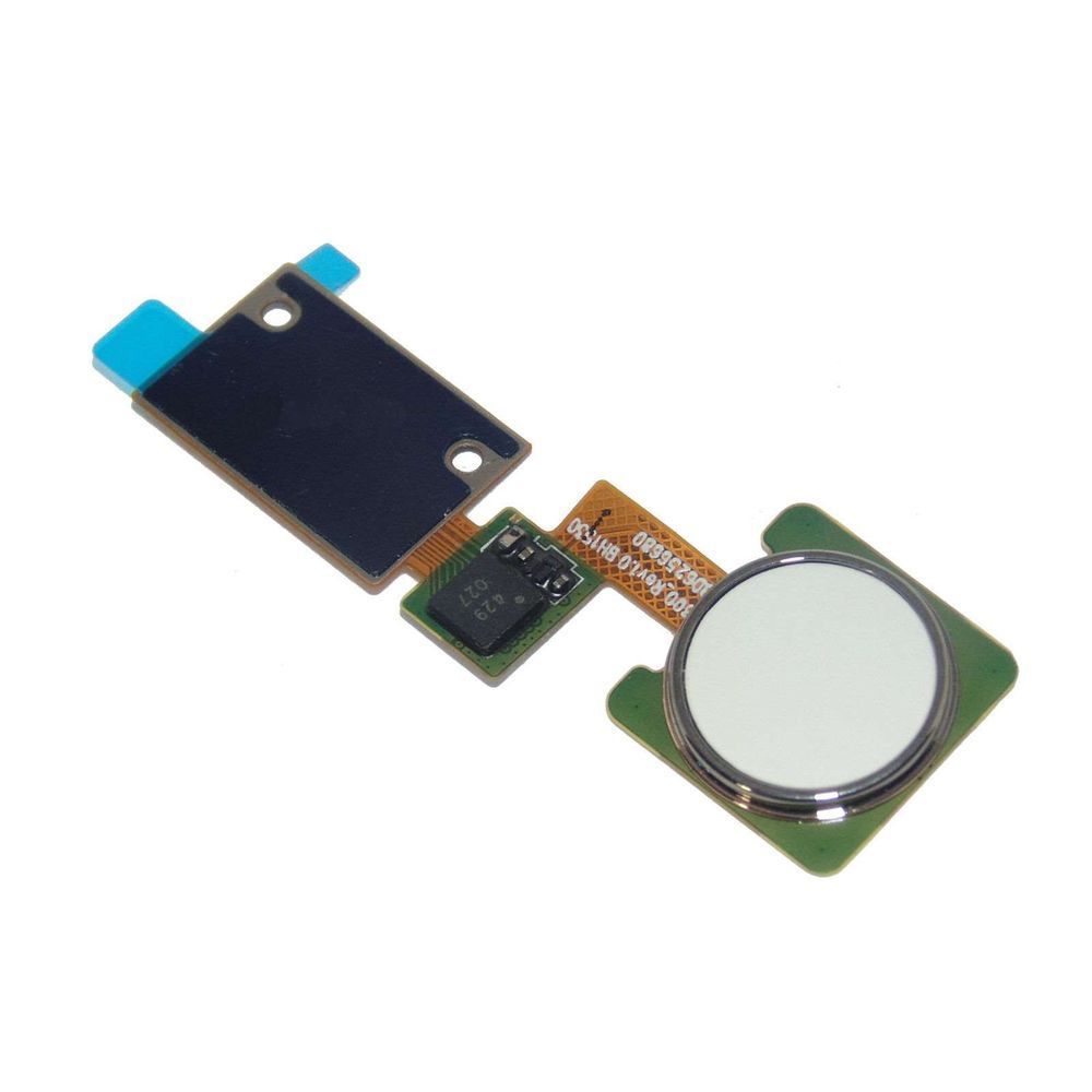 Шлейф LG H900 V10, H901, H960A, H961, H962, H968, VS990 с сканером отпечатка пальца, белого цвета 10216 фото