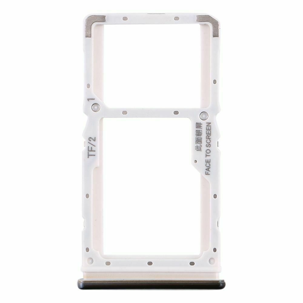 Держатель Sim-карты и карты памяти Xiaomi Redmi Note 8 Pro, черный, на две Sim-карты 20595 фото
