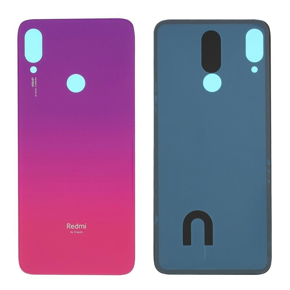 Задняя крышка для Xiaomi Redmi Note 7 красная, розовая, Nebula Red, Оригинал Китай 13106 фото