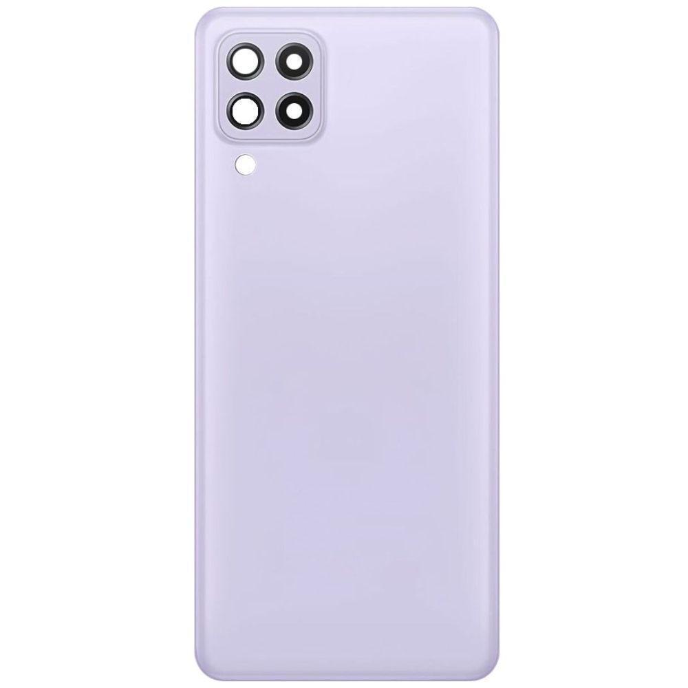 Задня кришка для Samsung A225 Galaxy A22 4G фіолетова зі склом камери, Violet 29781 фото