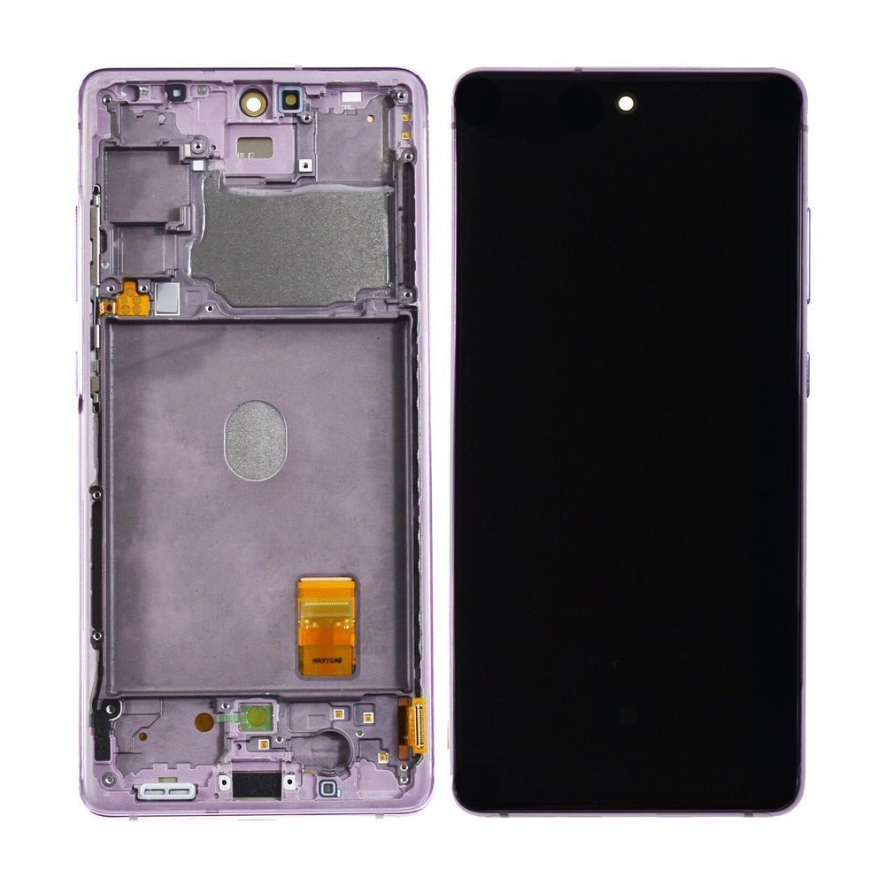 Дисплей для Samsung G780 Galaxy S20 FE с рамкой фиолетовый (GH82-24219C) Оригинал 27460 фото