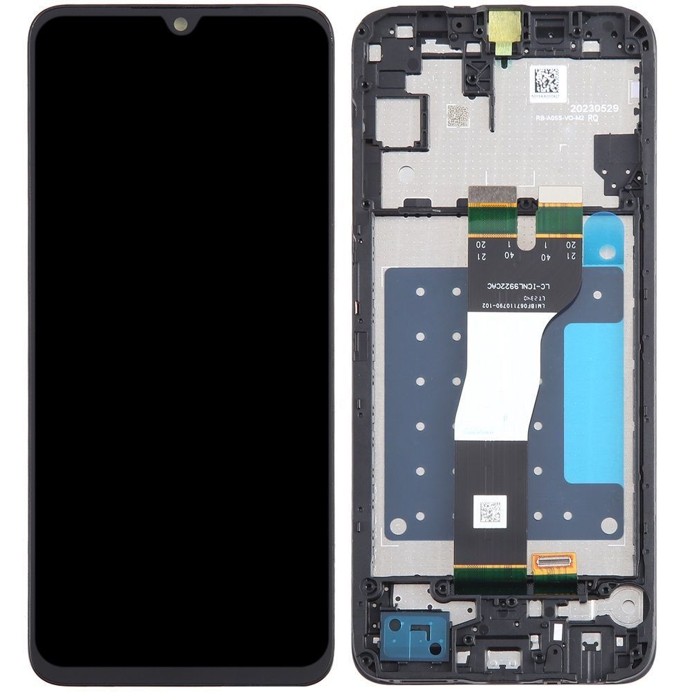 Дисплей для Samsung A057F Galaxy A05s с рамкой черный Оригинал Китай 31106 фото