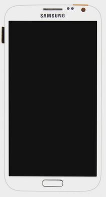 Дисплей для Samsung N7100 Galaxy Note 2 білий 02396 фото