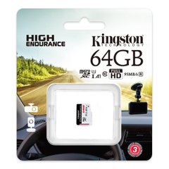 Карта пам'яті microSDXC (UHS-1 U1) Kingston Endurance 64Gb class 10 А1 (R95MB/s, W30MB/s) 27866 фото