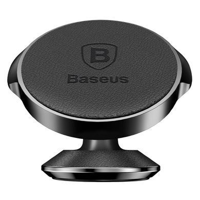 Автодержатель Baseus Small Ears Series Vertical Magnetic Bracket Leather Type (SUER-F01) черный 11129 фото