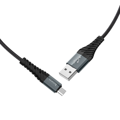 Кабель Hoco X38 (1 метр) MicroUSB черный 20221 фото