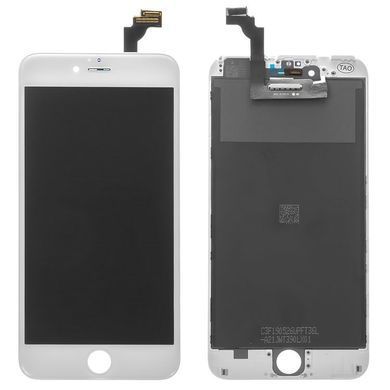 Дисплей для Apple iPhone 6 Plus белый Оригинал (Переклейка) 23497 фото