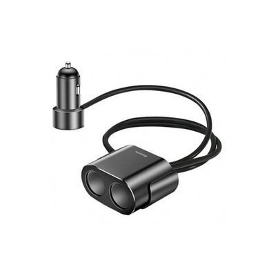 Автомобильное зарядное устройство Baseus High Efficiency Dual Cigarette Lighter 2USB (CRDYQ-01) черный 20356 фото